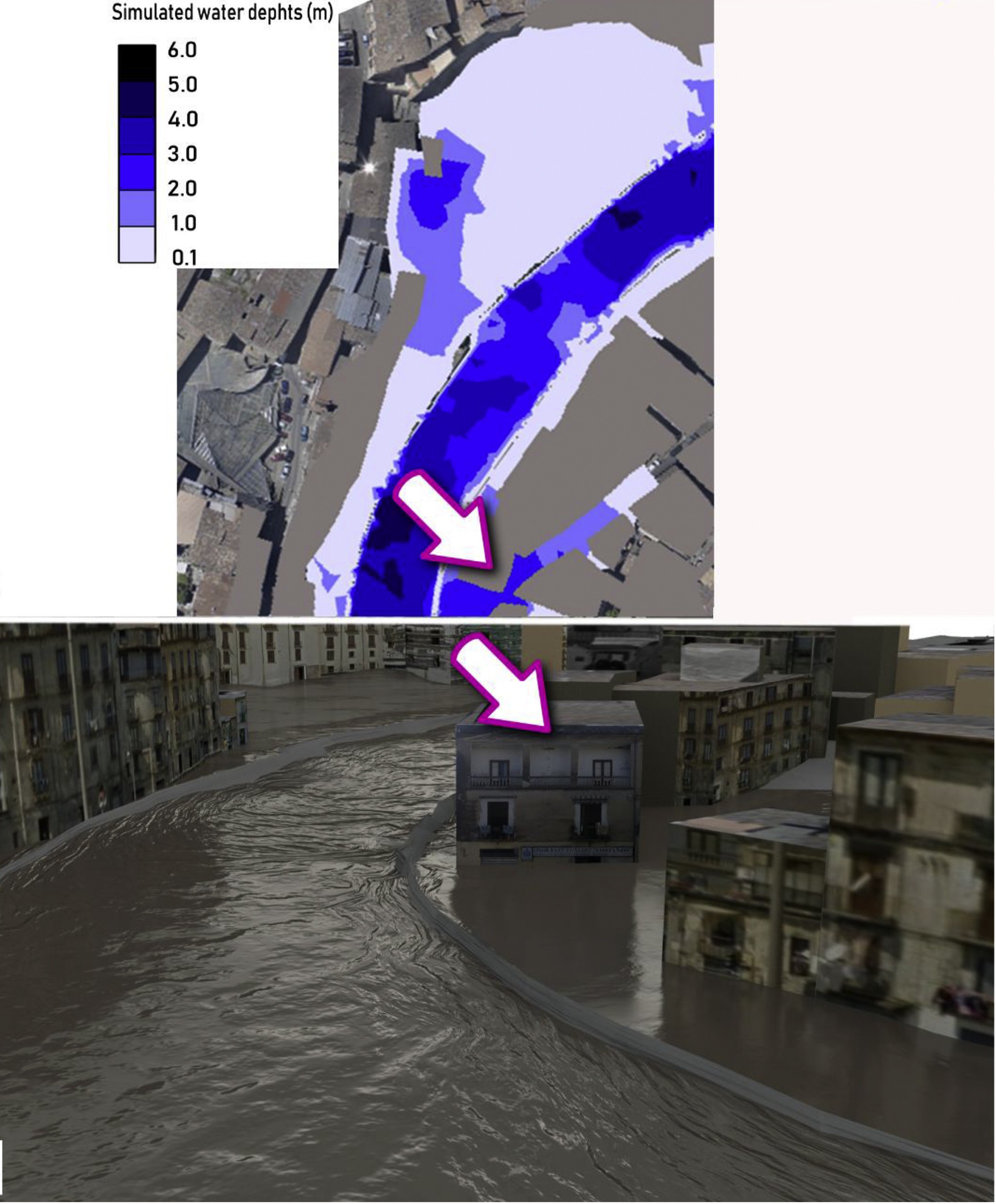 Aumento della percezione del rischio conseguibile mediante scenari virtuali di inondazione rispetto alle tradizionali mappe di inondazione 