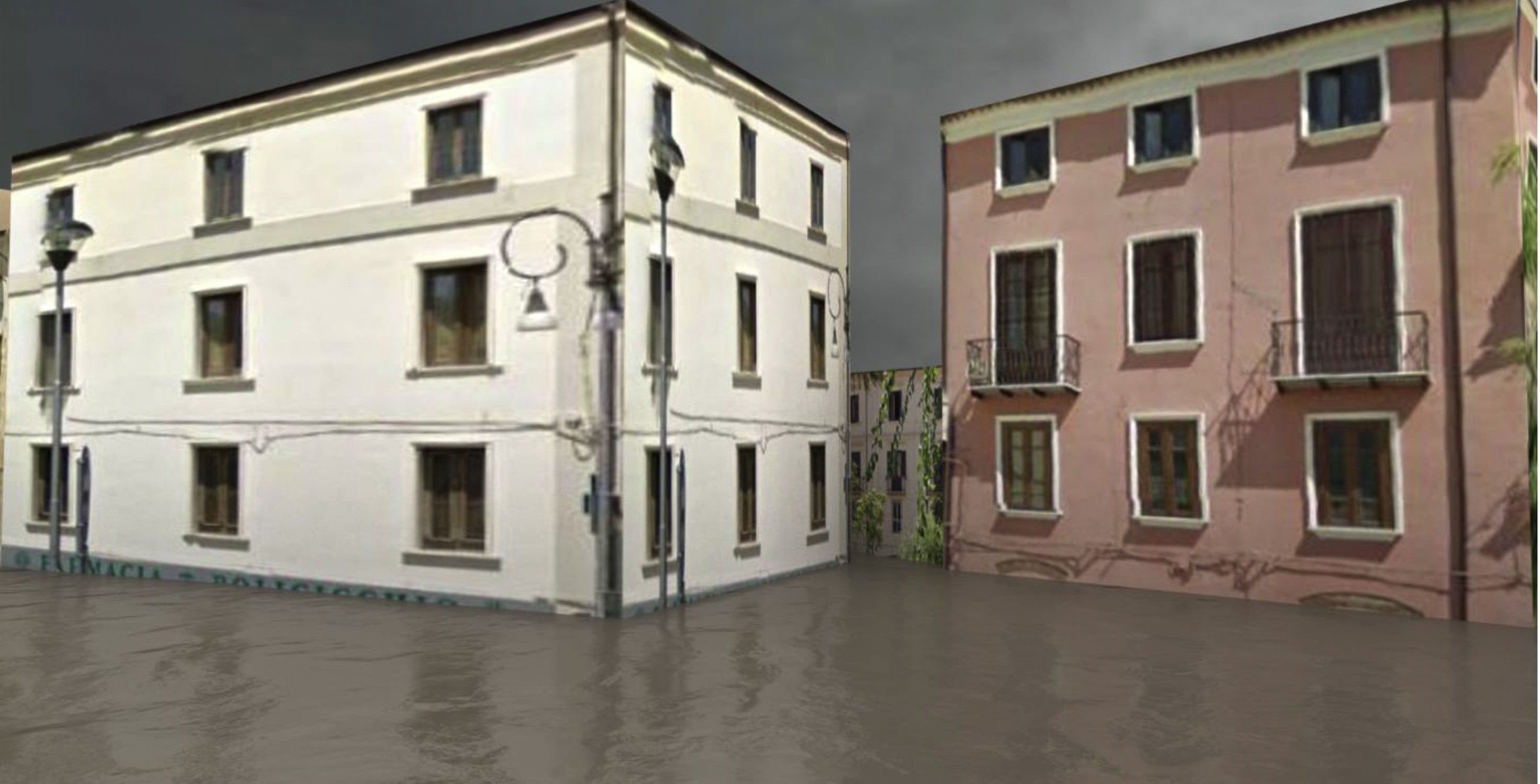 Le viste 3D migliorano la stima degli impatti, soprattutto alla micro scala (singoli edifici), mostrando l’altezza dell’acqua rispetto a negozi, magazzini e appartamenti 