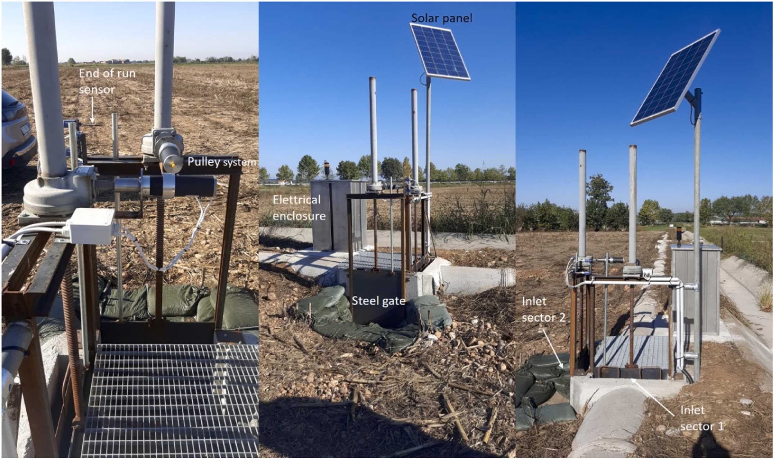 Paratoie automatiche per il controllo in tempo reale delle durate di irrigazione, con rapida chiusura delle stesse a fine evento irriguo 